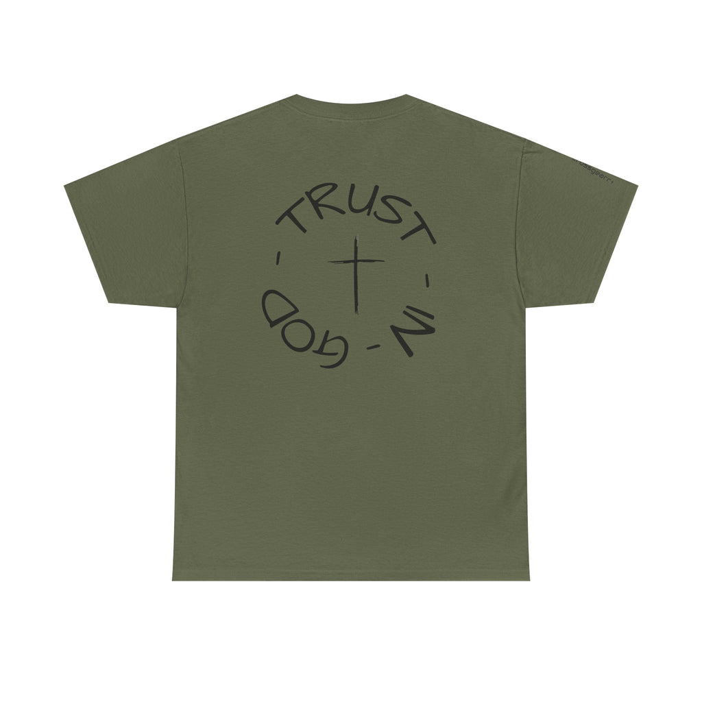 Christian Faith T-Shirt — "Trust in God" Cross Tee