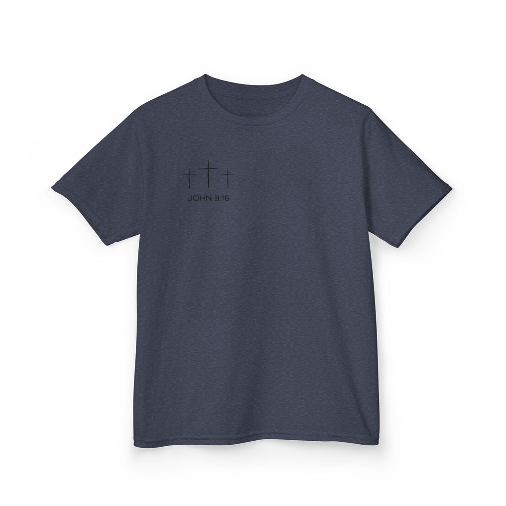 Kids Christian Faith T-Shirt — "Trust in God" Cross Tee