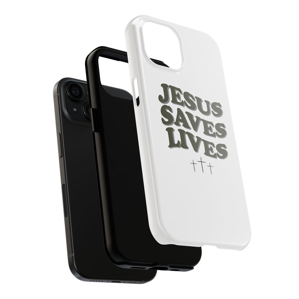 Jesus Saves Lives Phone Case
