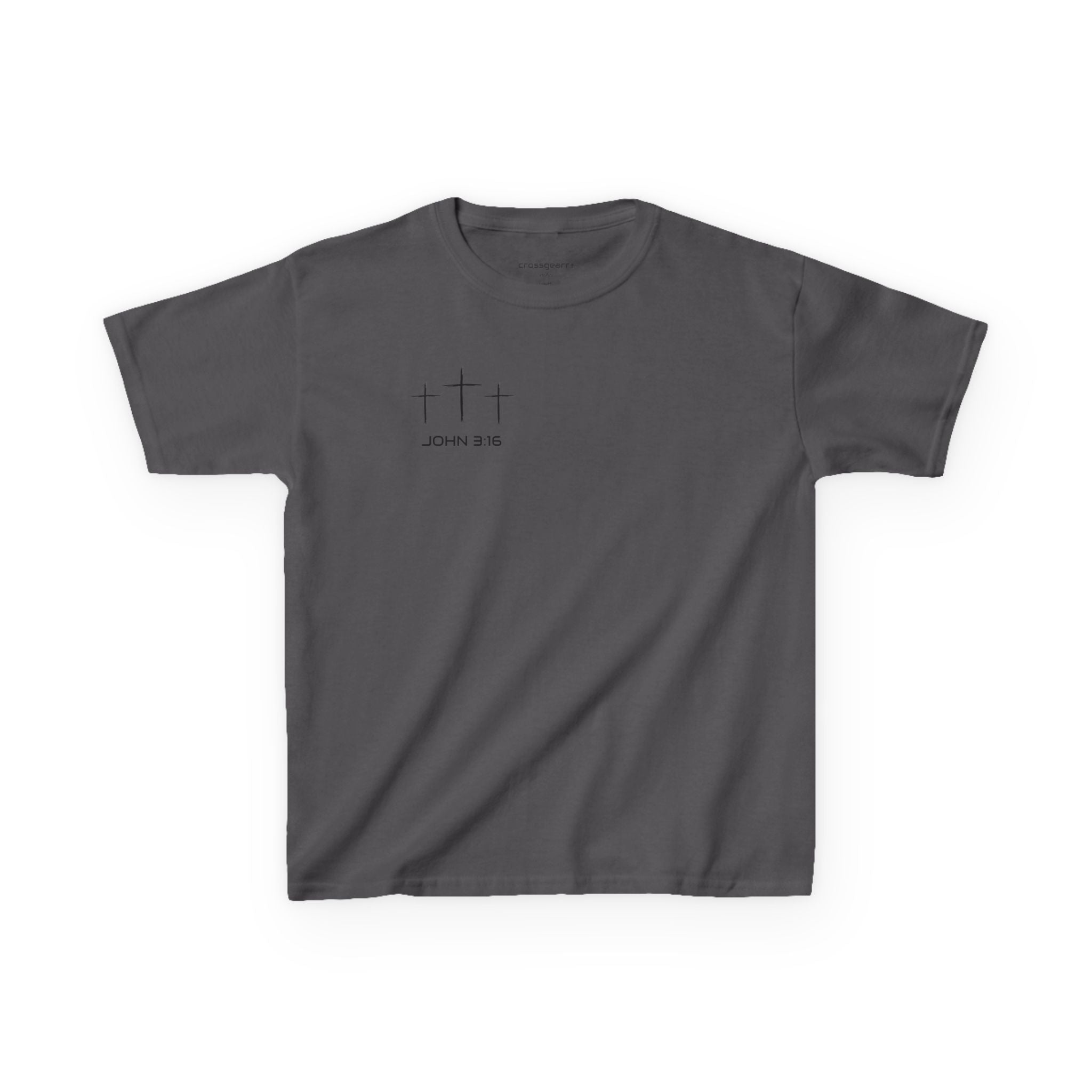 Kids Christian Faith T-Shirt — "Trust in God" Cross Tee