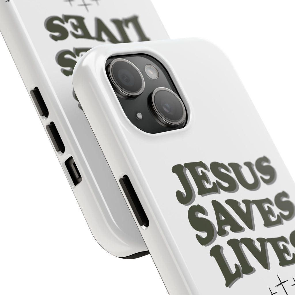 Jesus Saves Lives Phone Case