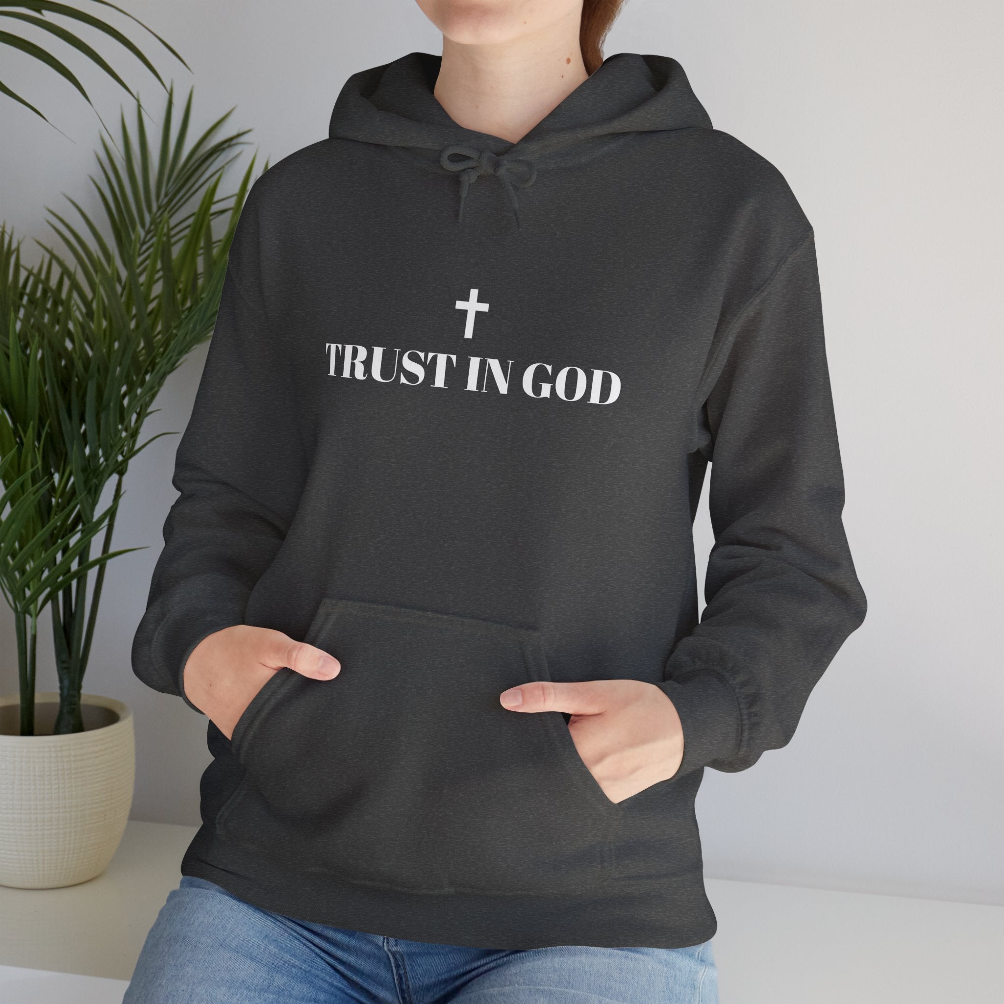 Trust in God hoodie | Psalm 23:1 faith sweatshirt