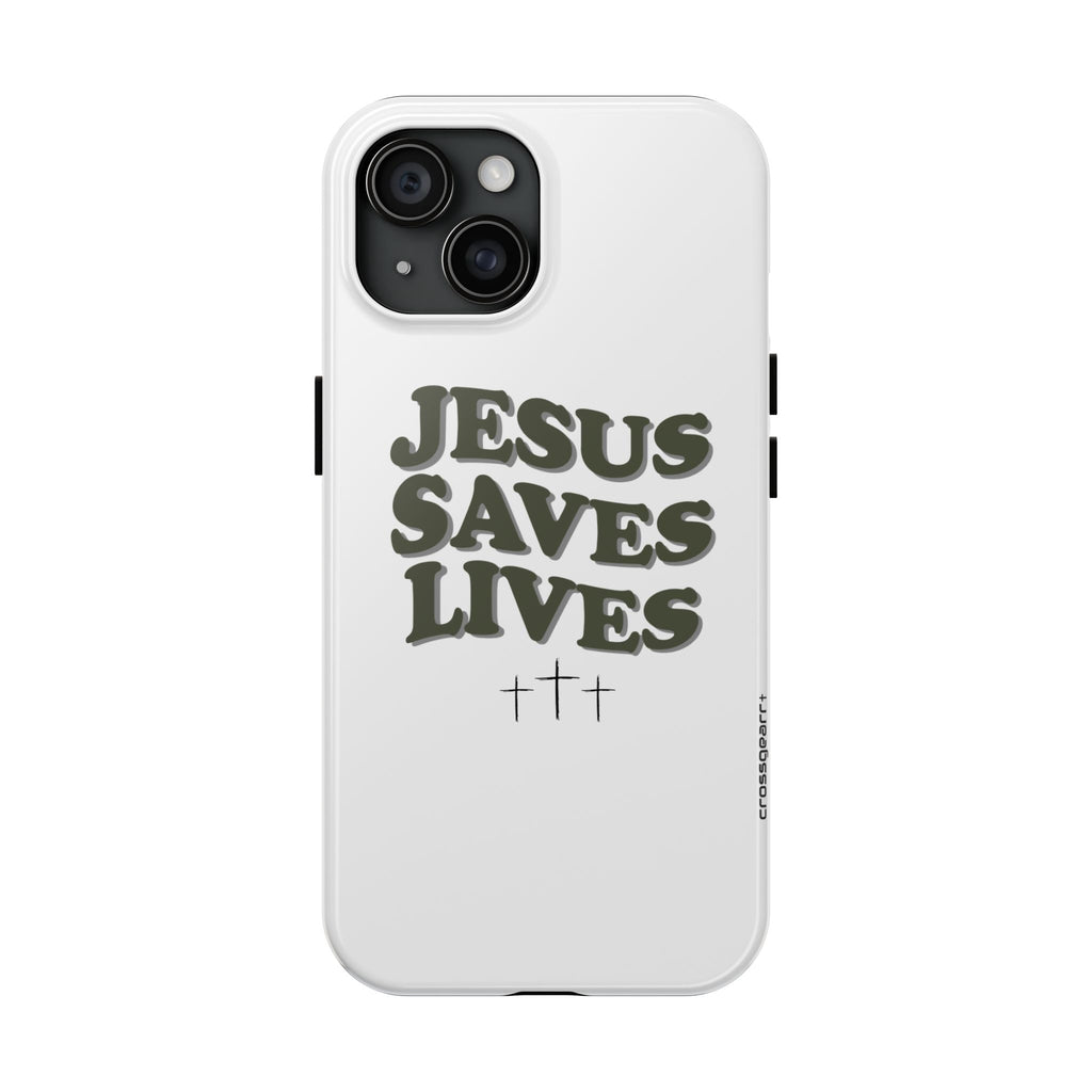 Jesus Saves Lives Phone Case