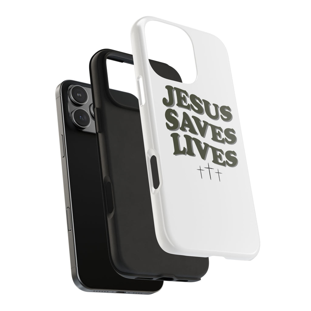 Jesus Saves Lives Phone Case
