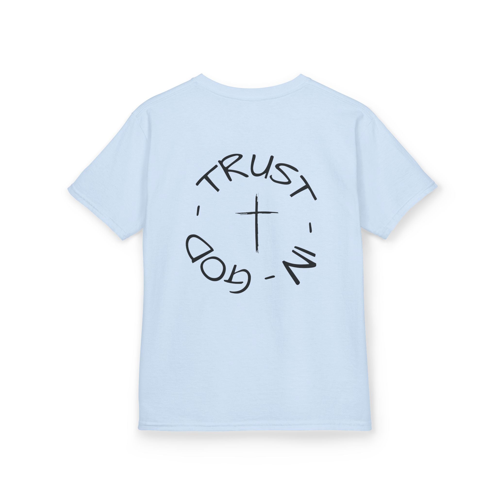 Kids Christian Faith T-Shirt — "Trust in God" Cross Tee