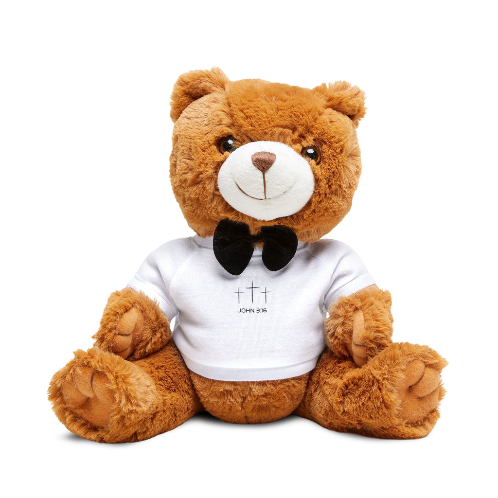 Teddy Bear T‑Shirt | Plush Gift for Baptism & Easter
