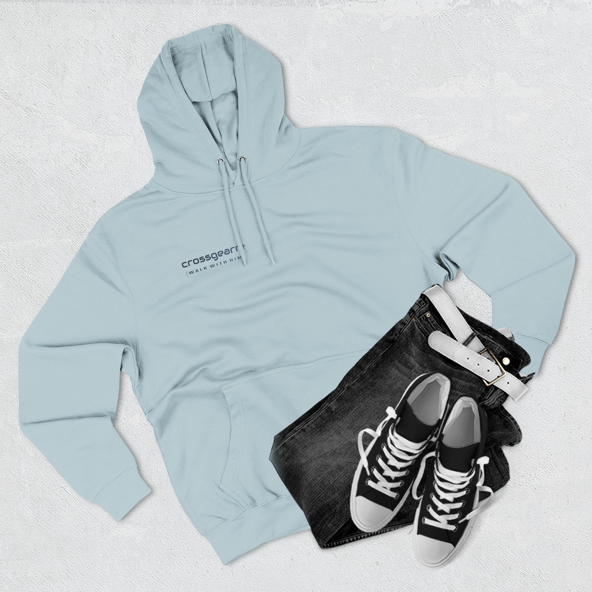 God Isaiah 41:13 Fleece Hoodie | WALK WITH HIM