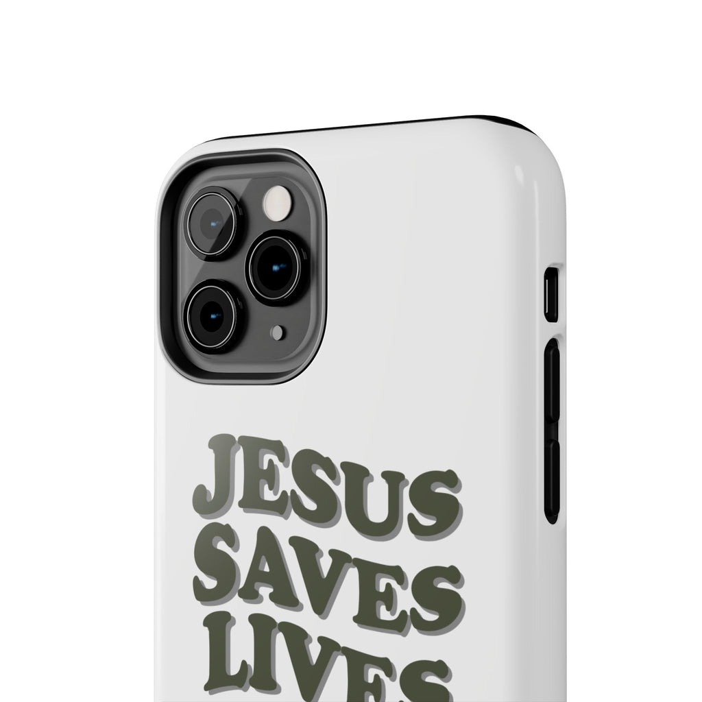 Jesus Saves Lives Phone Case