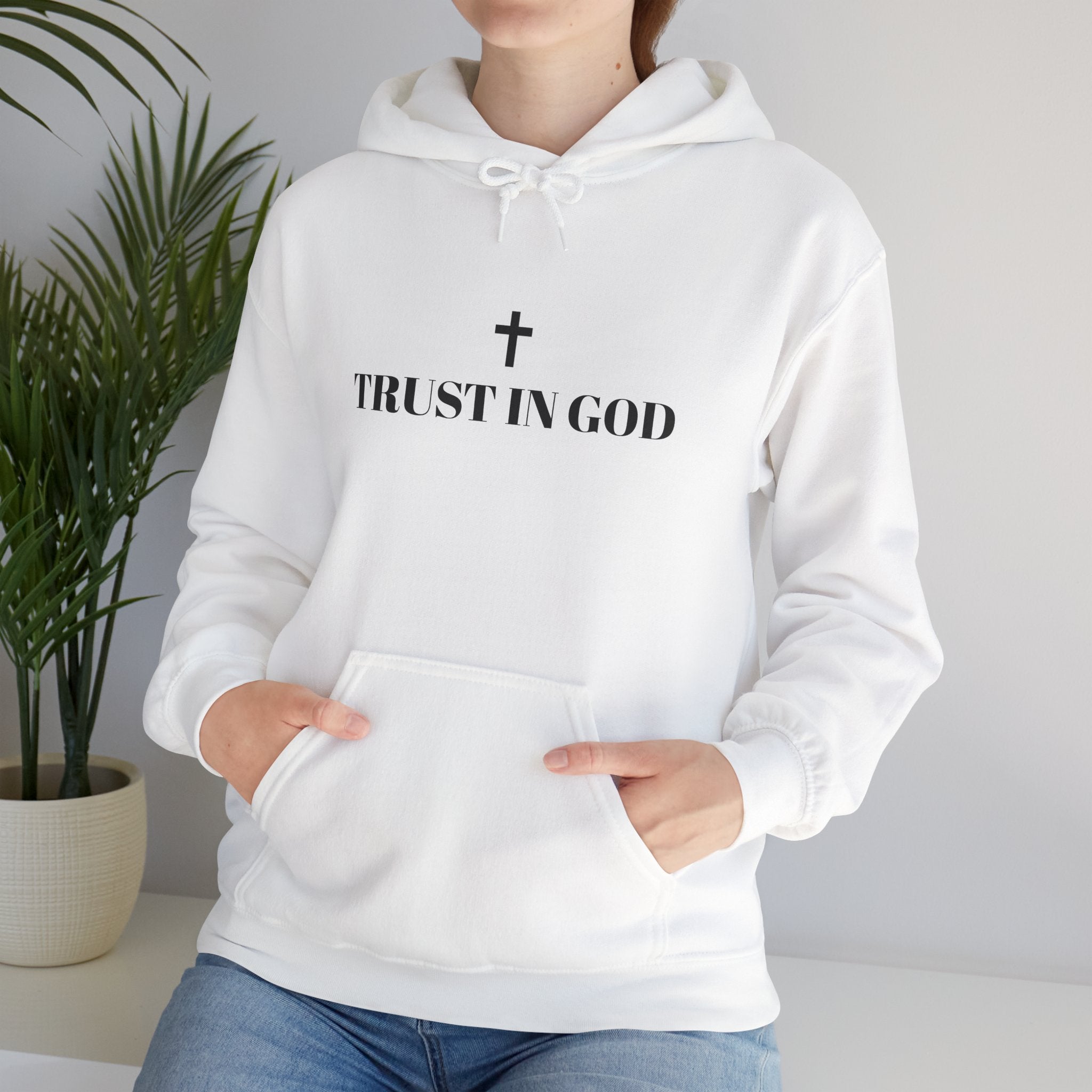 Trust in God hoodie | Psalm 23:1 faith sweatshirt