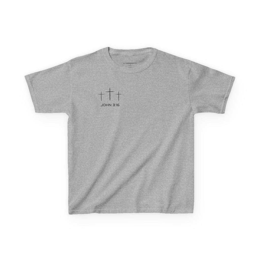 Kids Christian Faith T-Shirt — "Trust in God" Cross Tee