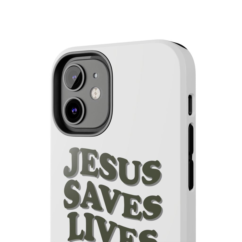 Jesus Saves Lives Phone Case
