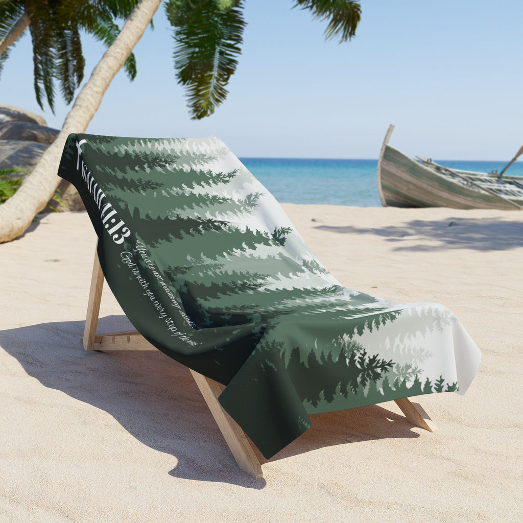 Isaiah 41:13 Beach Towel