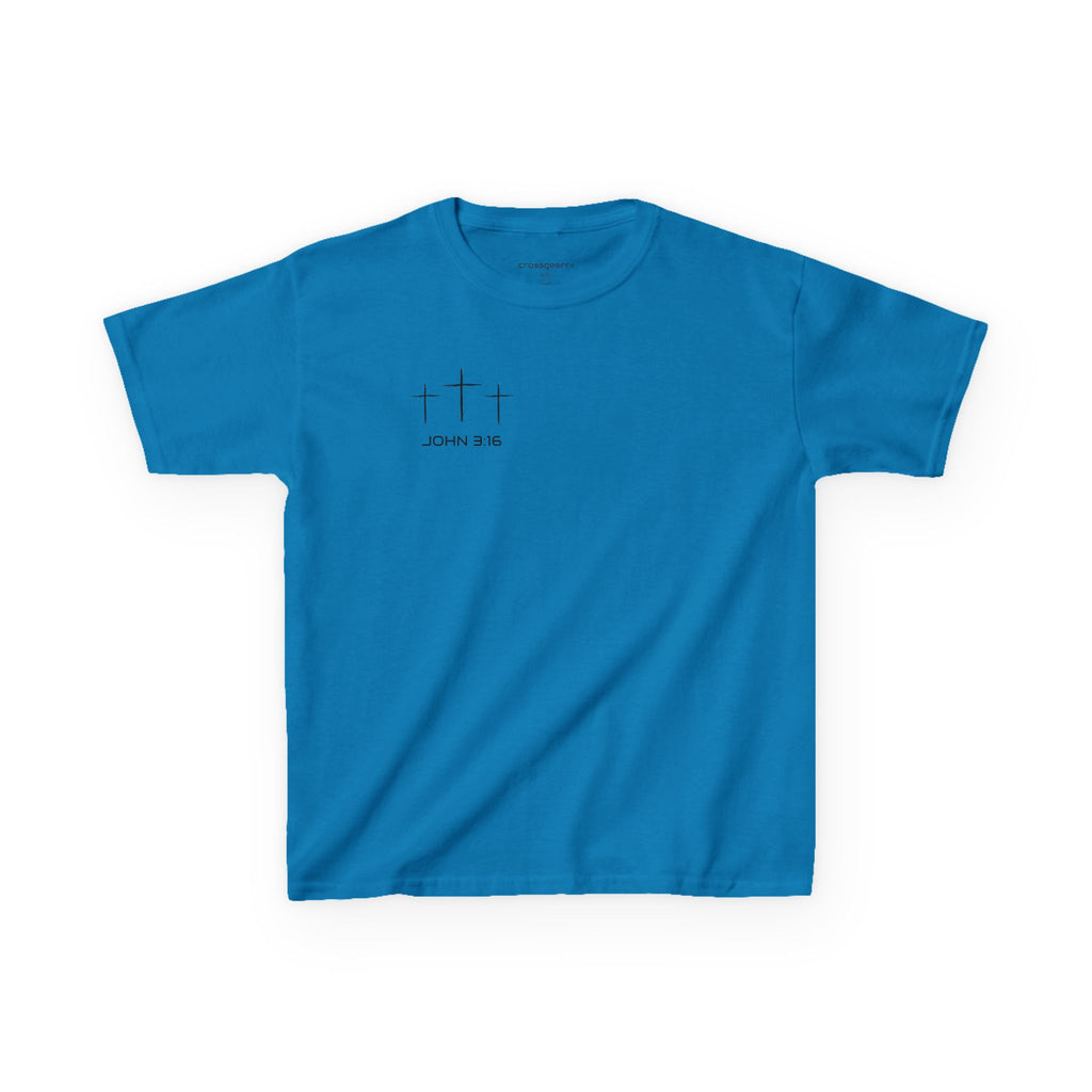 Kids Christian Faith T-Shirt — "Trust in God" Cross Tee