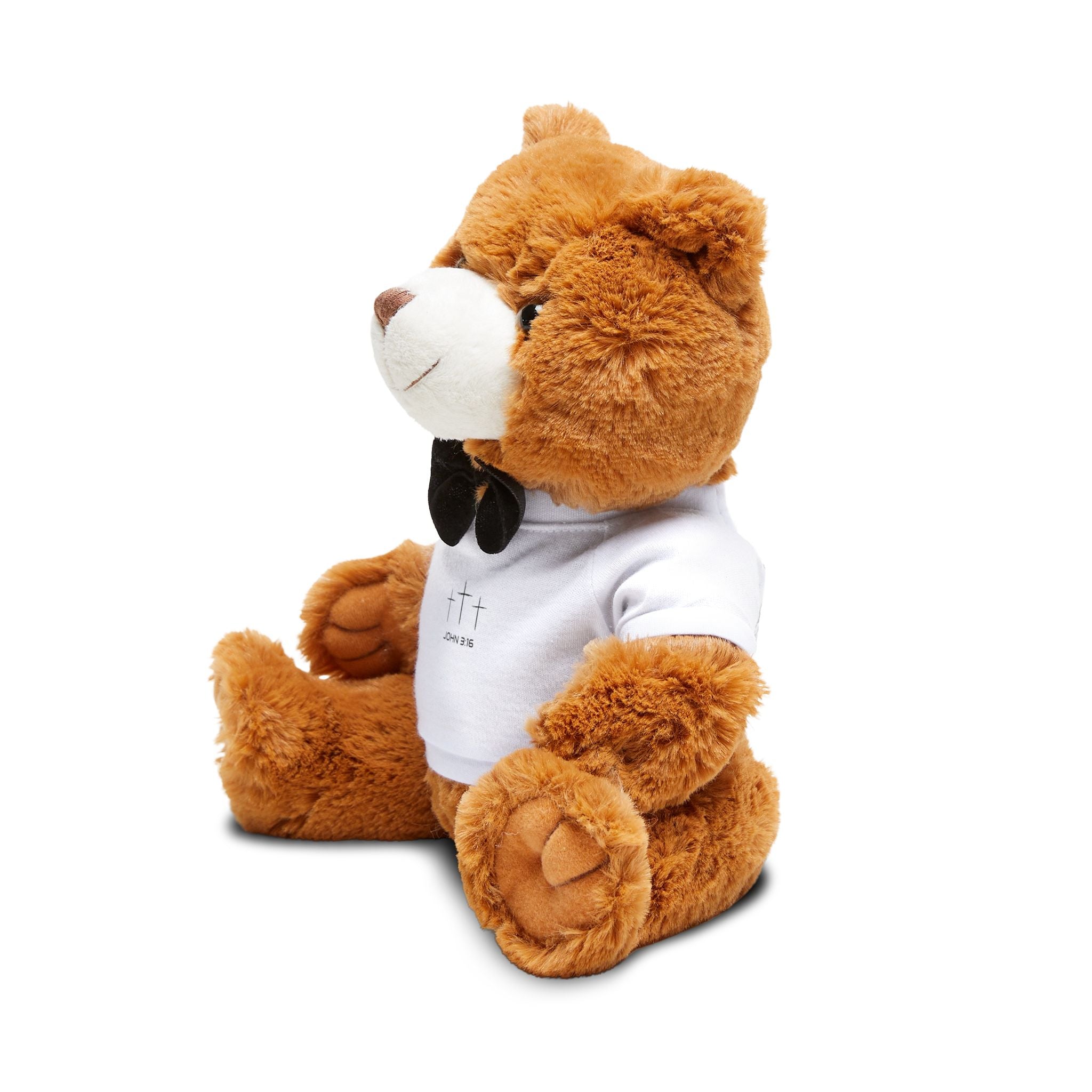 Teddy Bear T‑Shirt | Plush Gift for Baptism & Easter