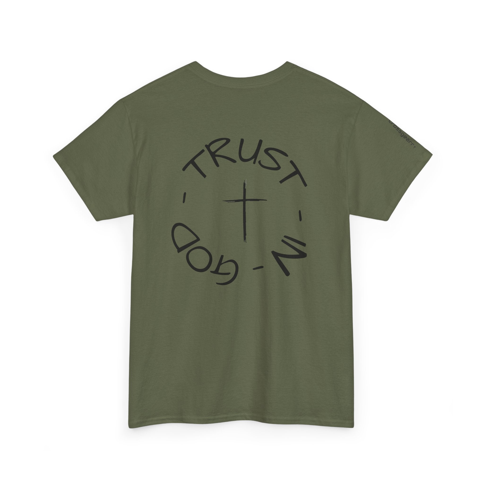 Christian Faith T-Shirt — "Trust in God" Cross Tee