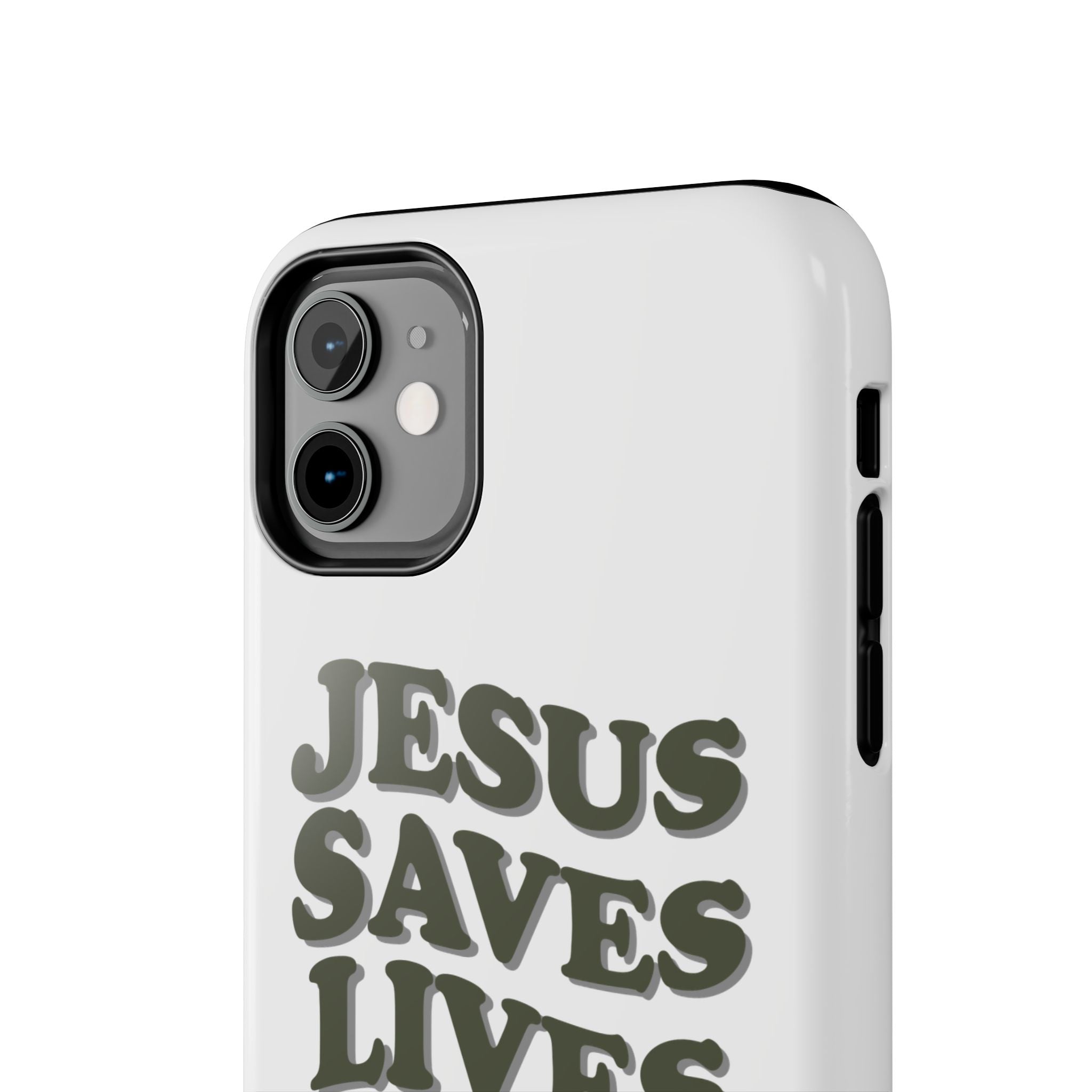 Jesus Saves Lives Phone Case