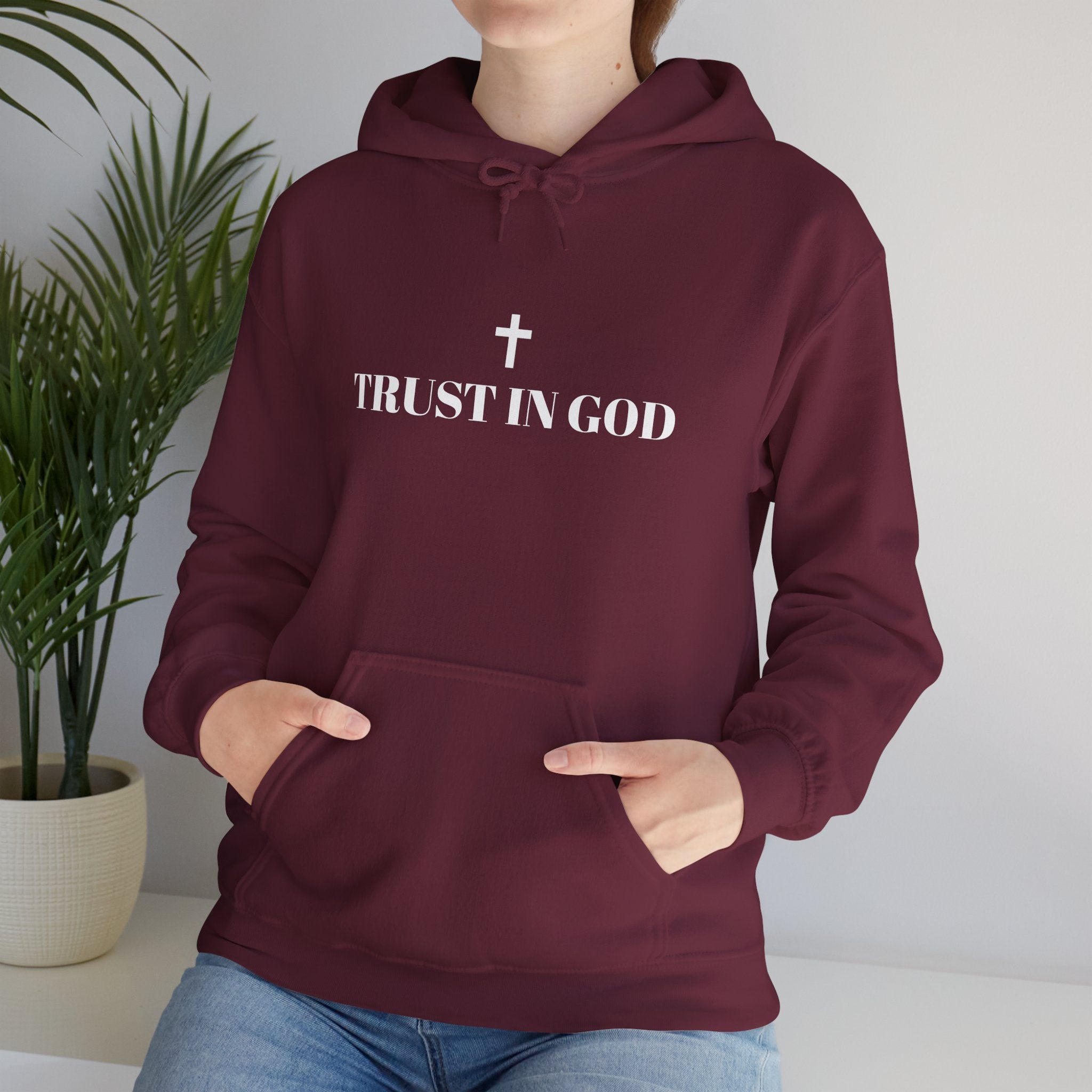 Trust in God hoodie | Psalm 23:1 faith sweatshirt