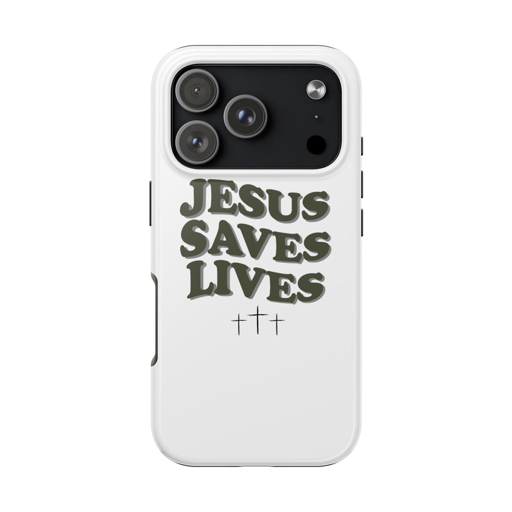 Jesus Saves Lives Phone Case