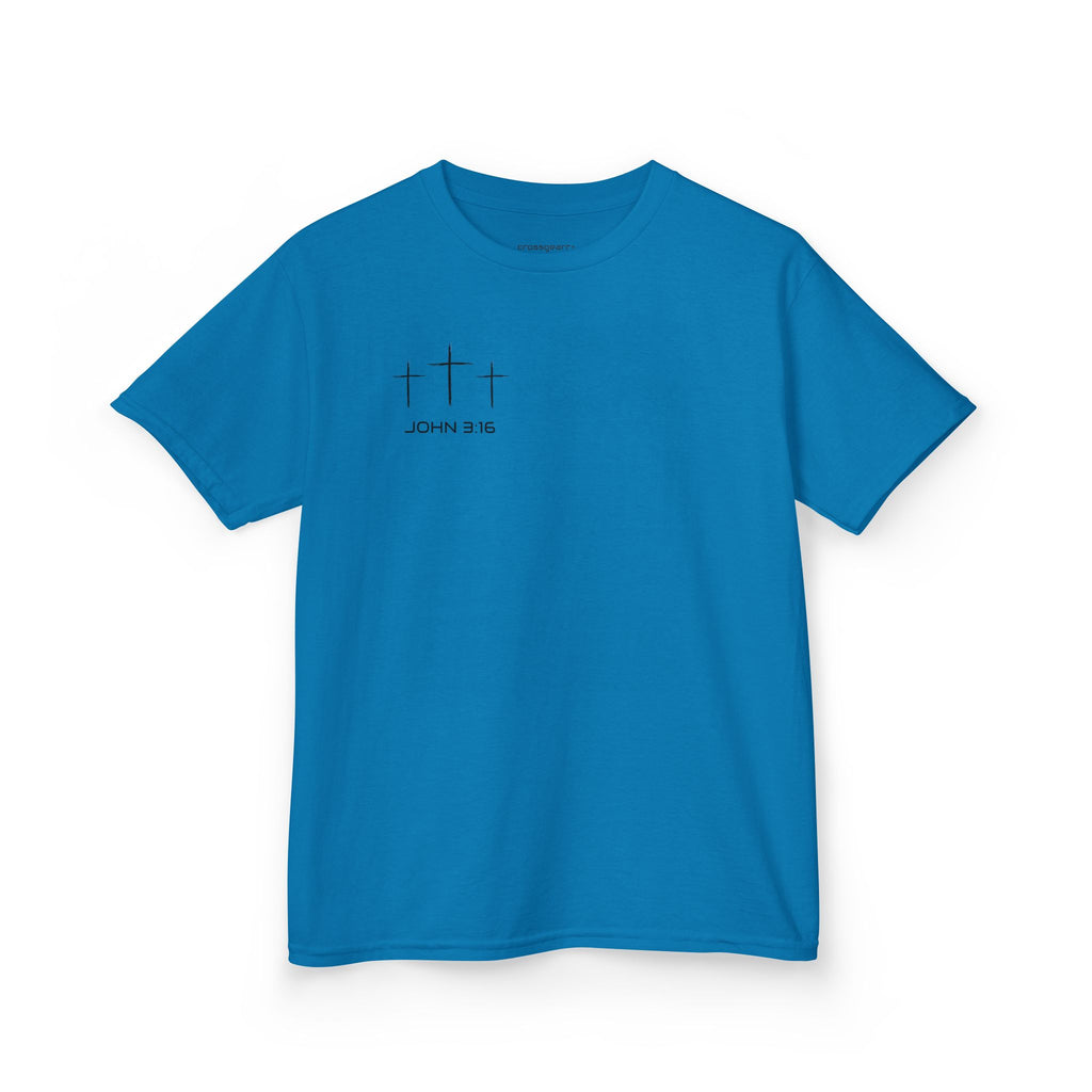 Kids Christian Faith T-Shirt — "Trust in God" Cross Tee