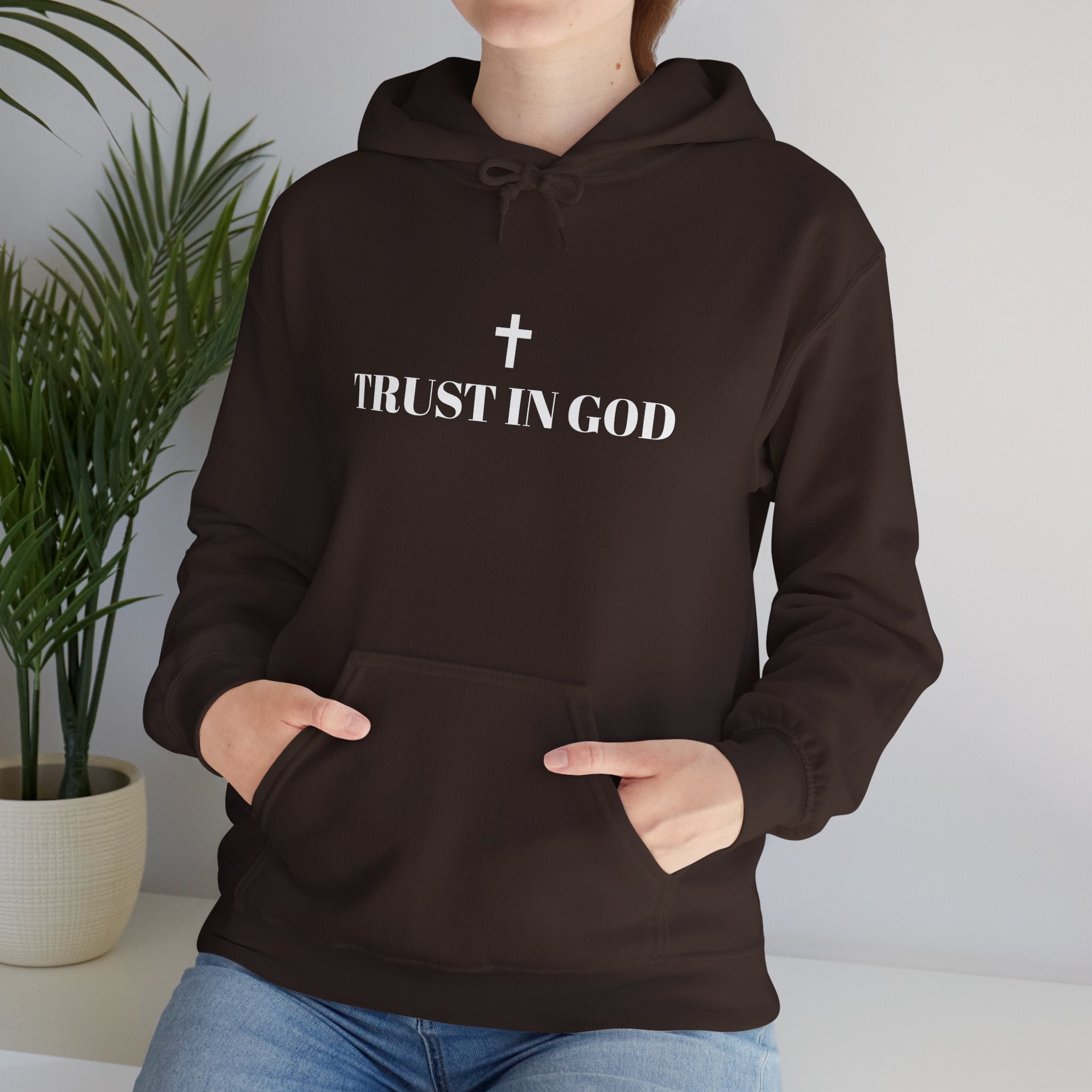 Trust in God hoodie | Psalm 23:1 faith sweatshirt