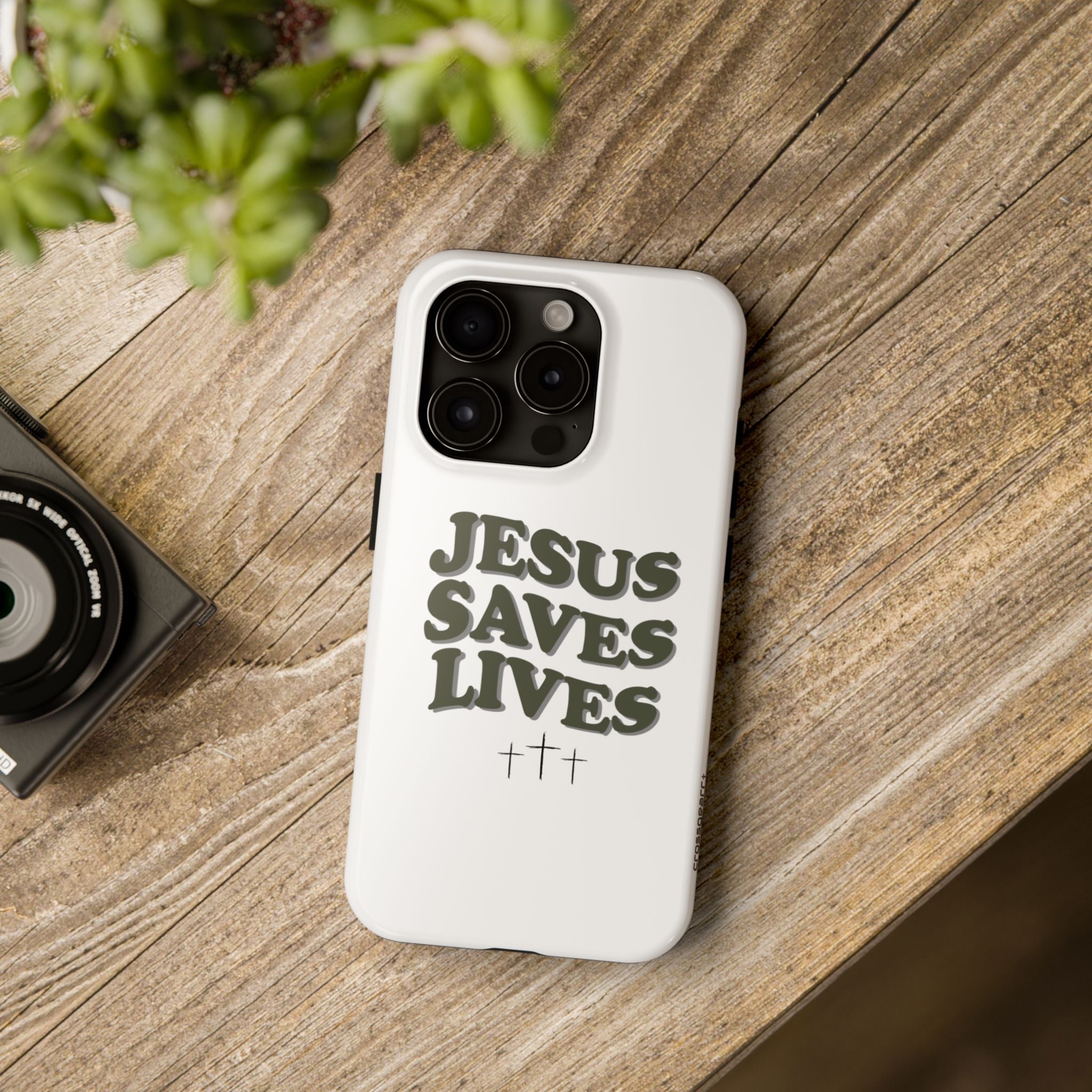 Jesus Saves Lives Phone Case