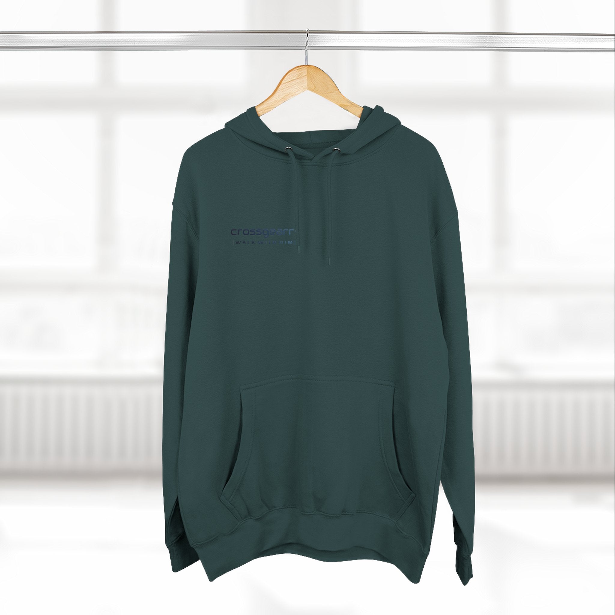 God Isaiah 41:13 Fleece Hoodie | WALK WITH HIM