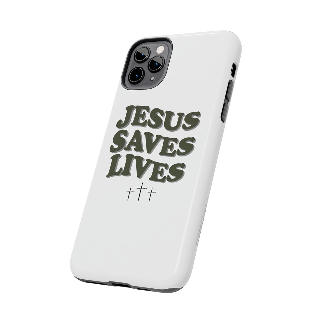 Jesus Saves Lives Phone Case