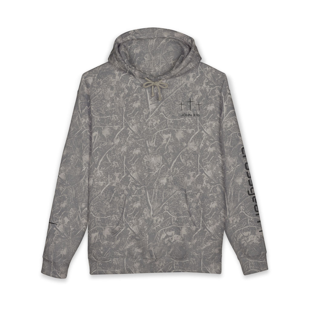 Trust in God Hoodie — Christian Cross Pullover (John 3:16)