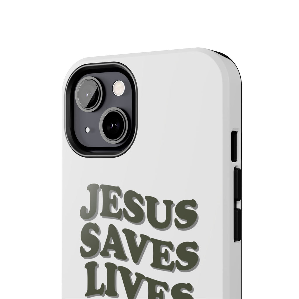 Jesus Saves Lives Phone Case