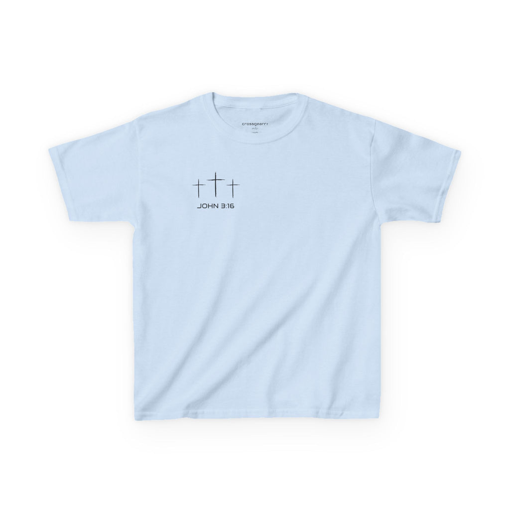 Kids Christian Faith T-Shirt — "Trust in God" Cross Tee