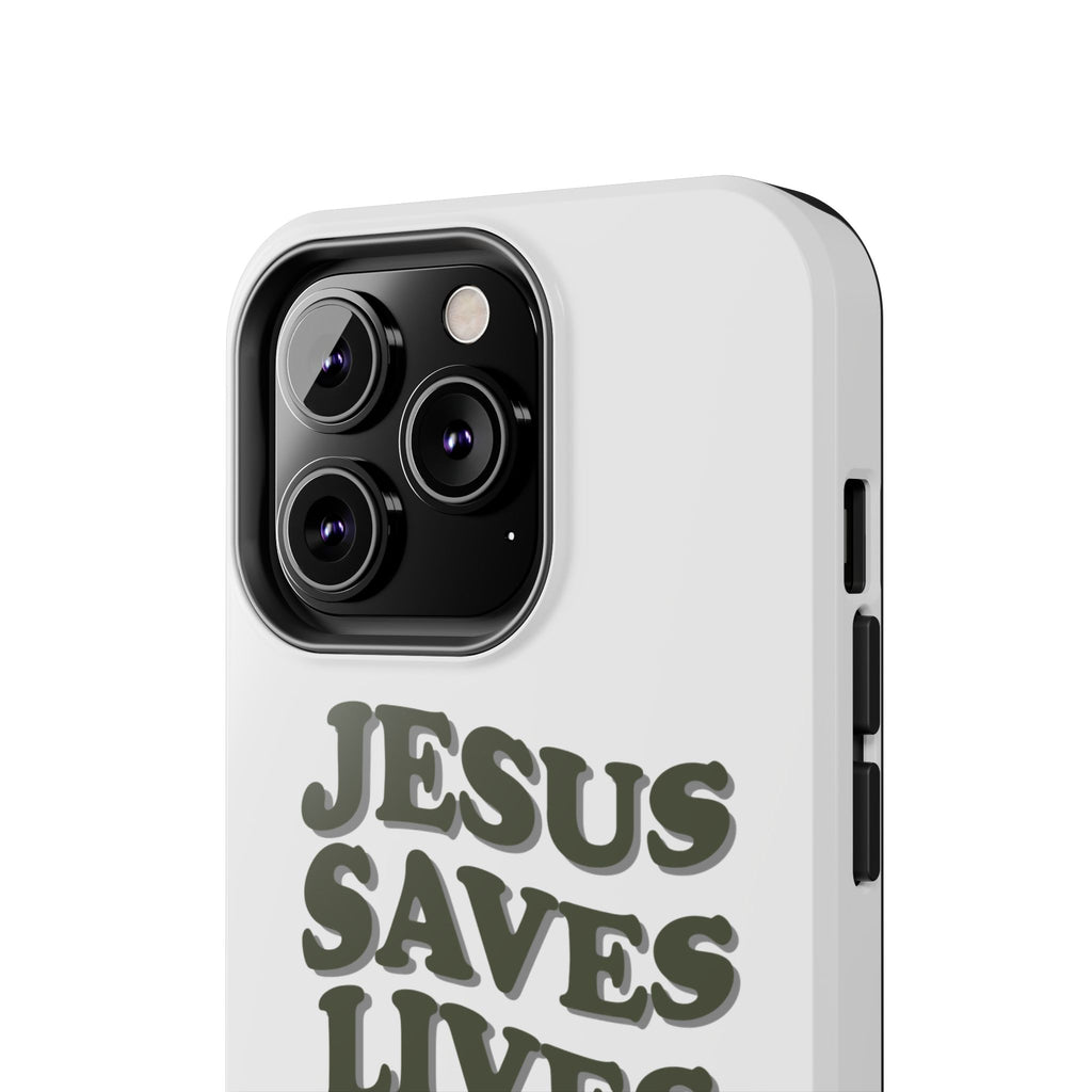 Jesus Saves Lives Phone Case