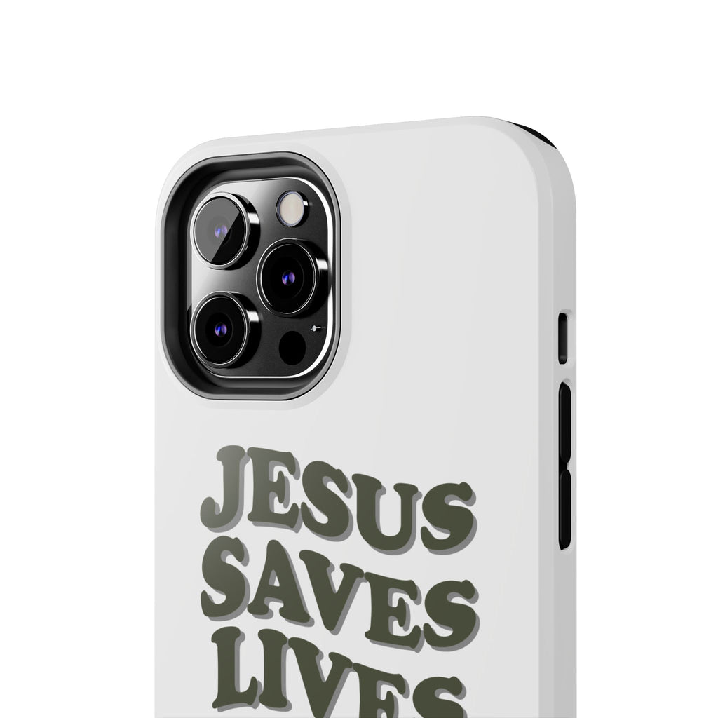 Jesus Saves Lives Phone Case