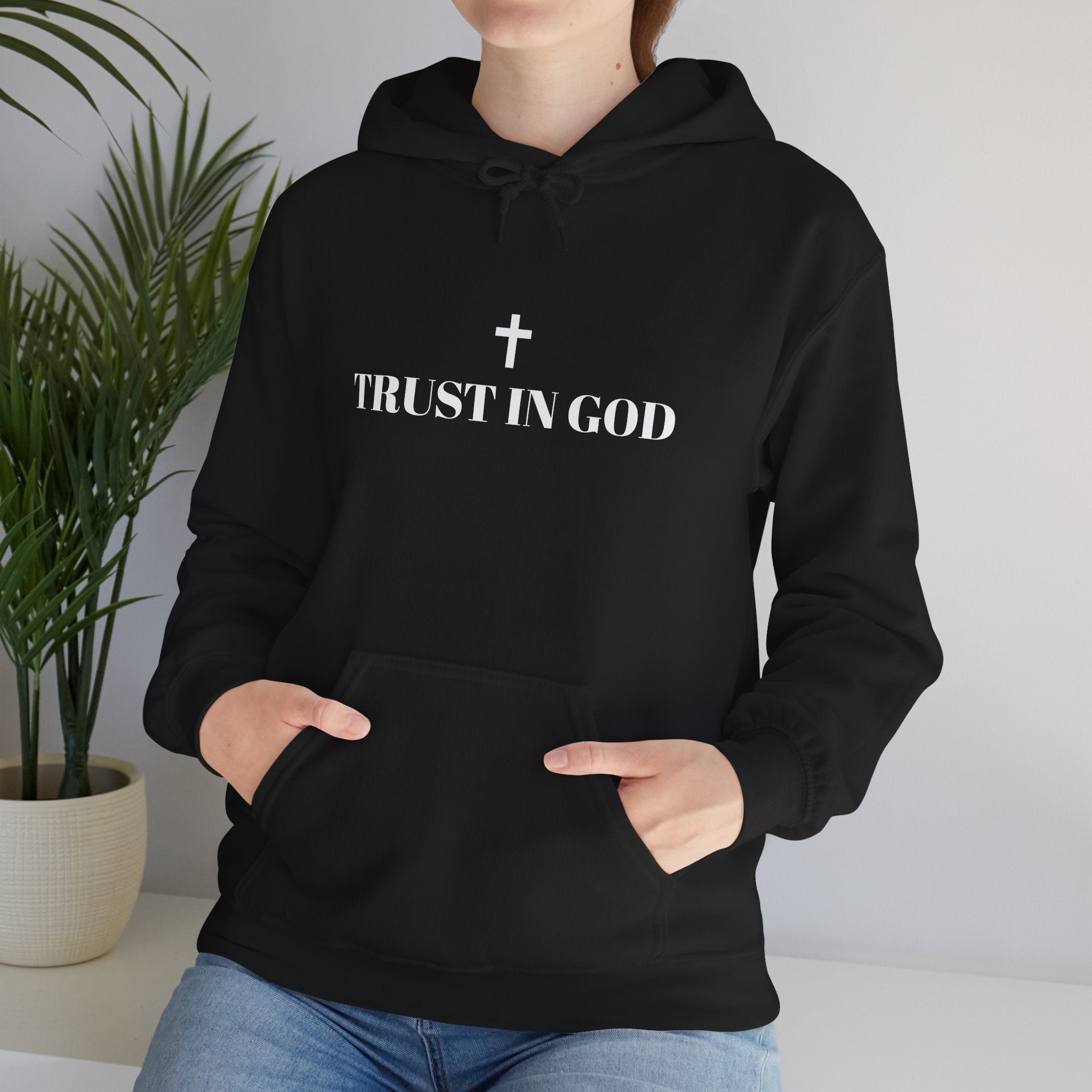 Trust in God hoodie | Psalm 23:1 faith sweatshirt