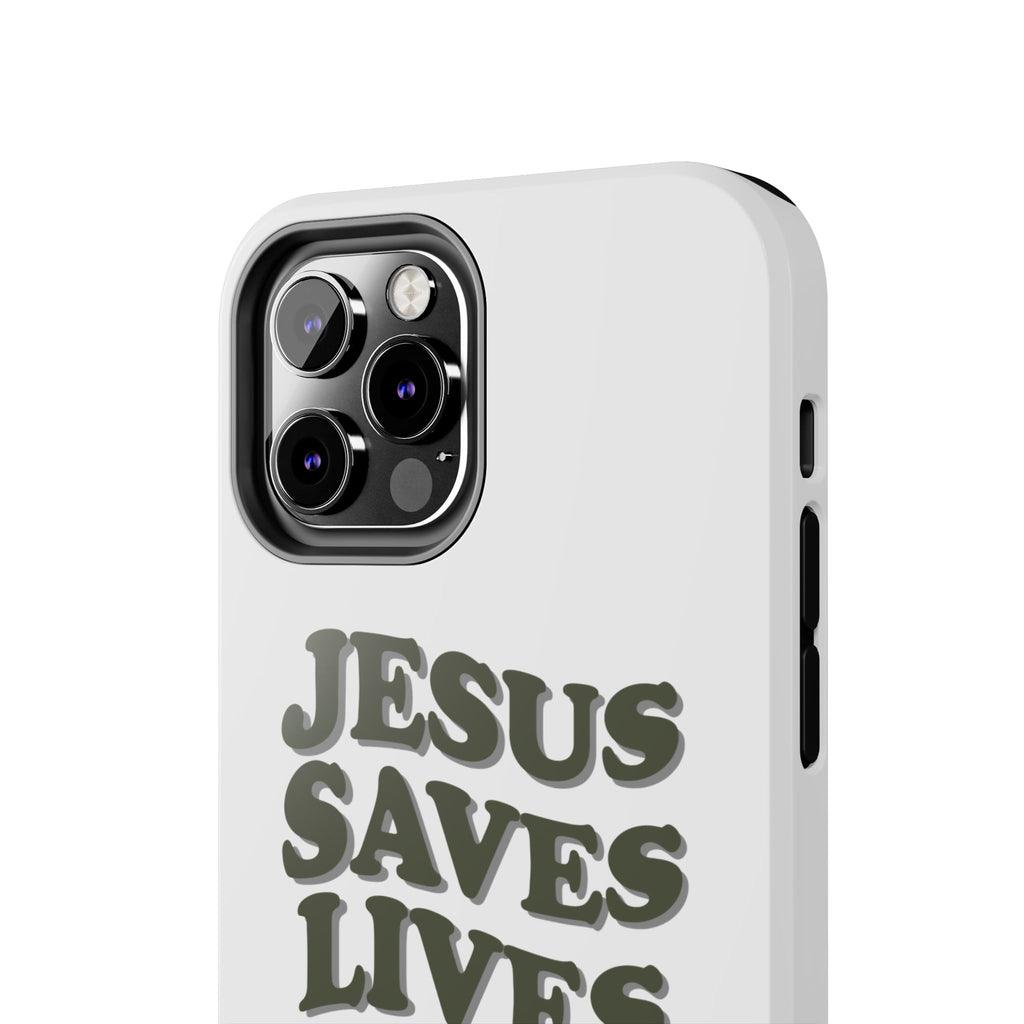 Jesus Saves Lives Phone Case