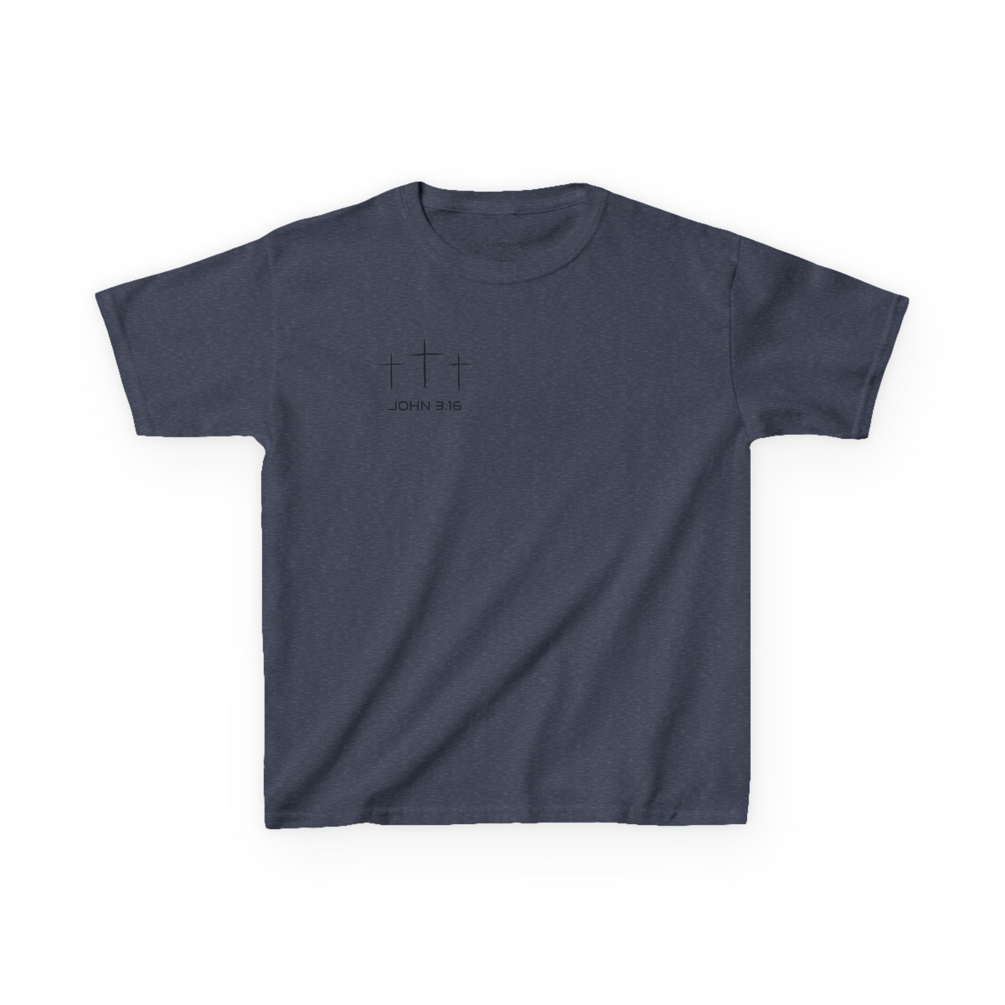 Kids Christian Faith T-Shirt — "Trust in God" Cross Tee
