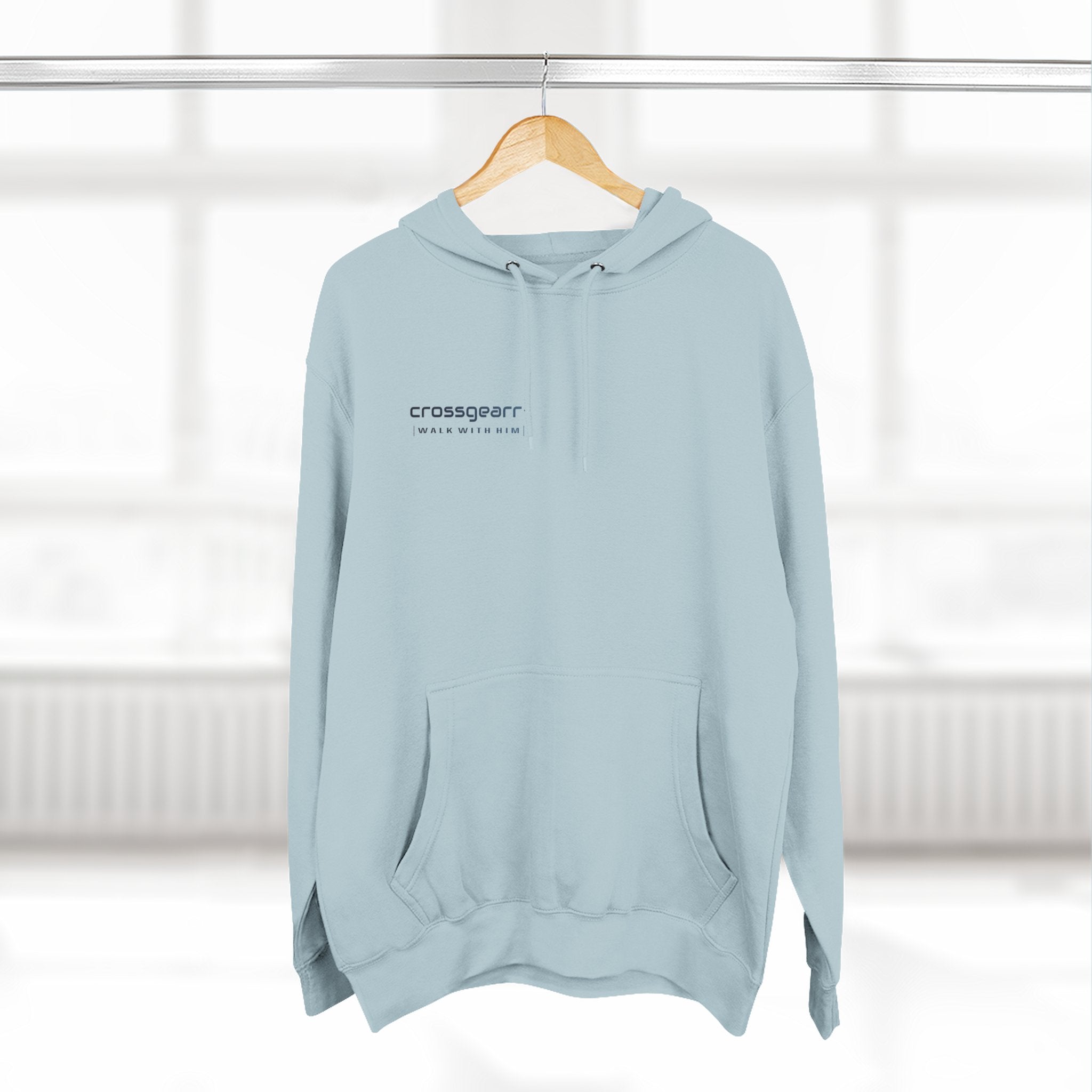 God Isaiah 41:13 Fleece Hoodie | WALK WITH HIM