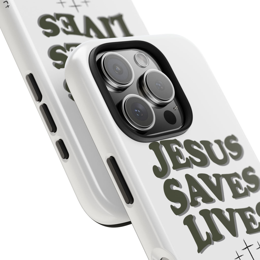 Jesus Saves Lives Phone Case