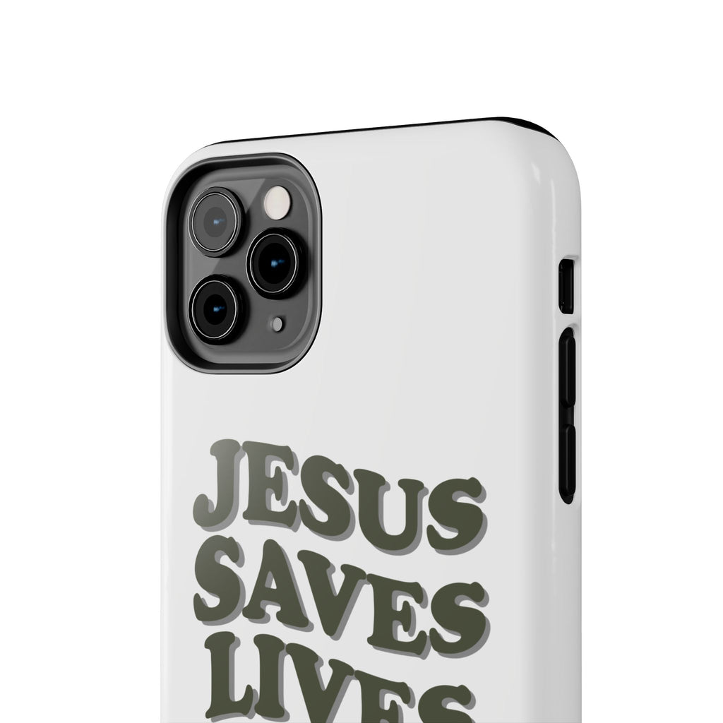 Jesus Saves Lives Phone Case