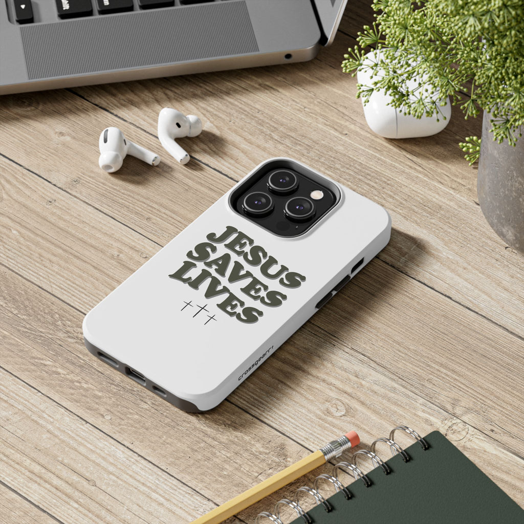 Jesus Saves Lives Phone Case