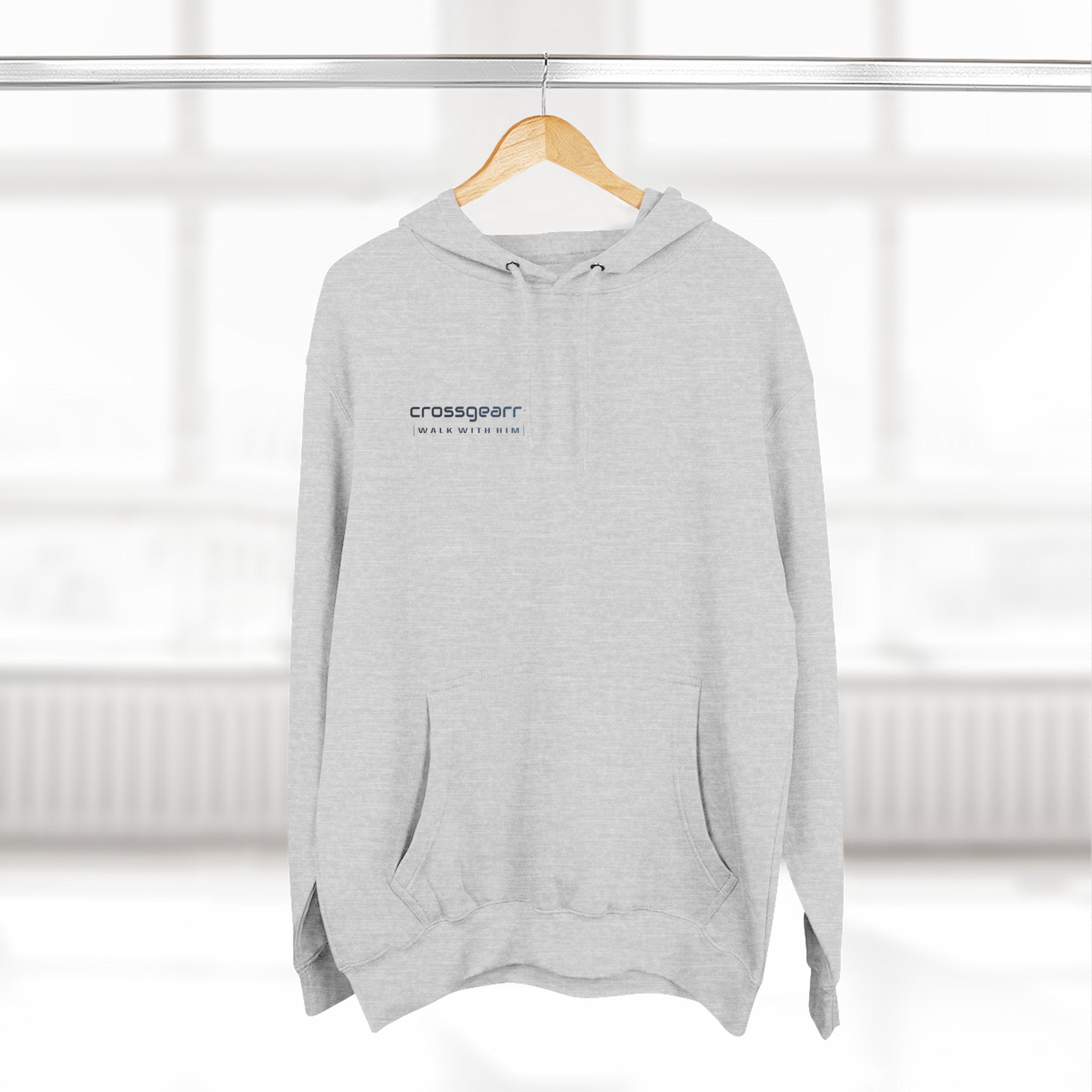 God Isaiah 41:13 Fleece Hoodie | WALK WITH HIM