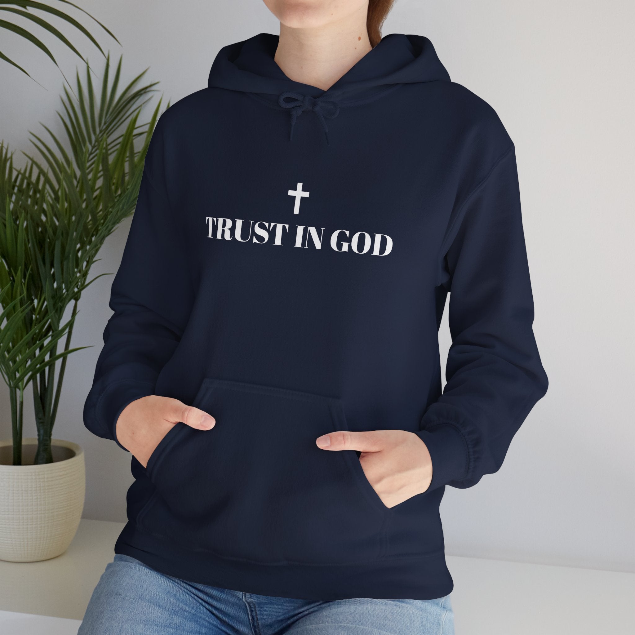 Trust in God hoodie | Psalm 23:1 faith sweatshirt