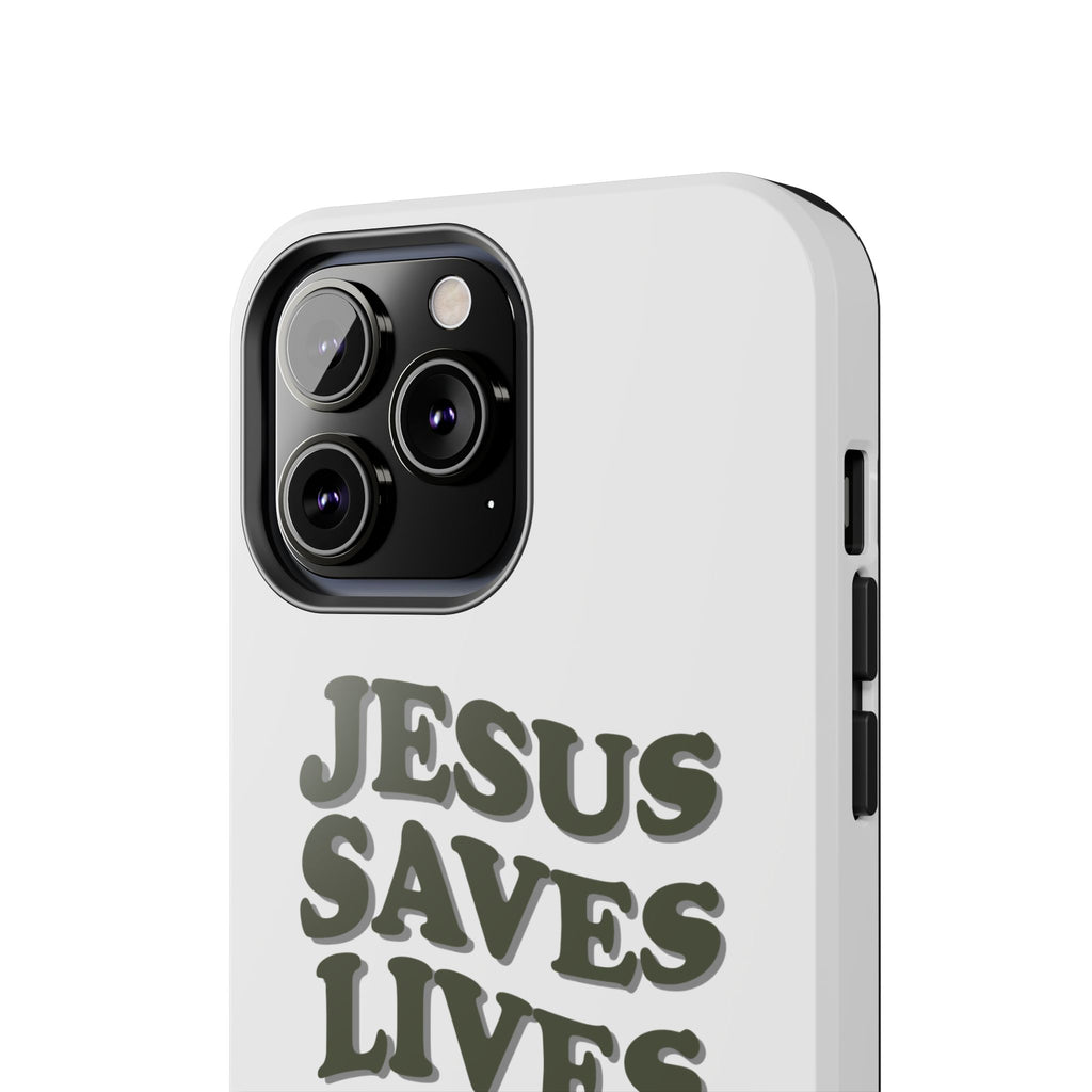 Jesus Saves Lives Phone Case