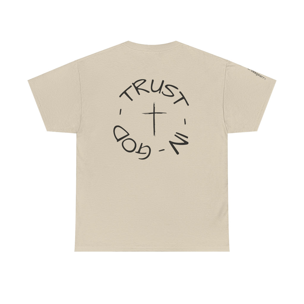 Christian Faith T-Shirt — "Trust in God" Cross Tee