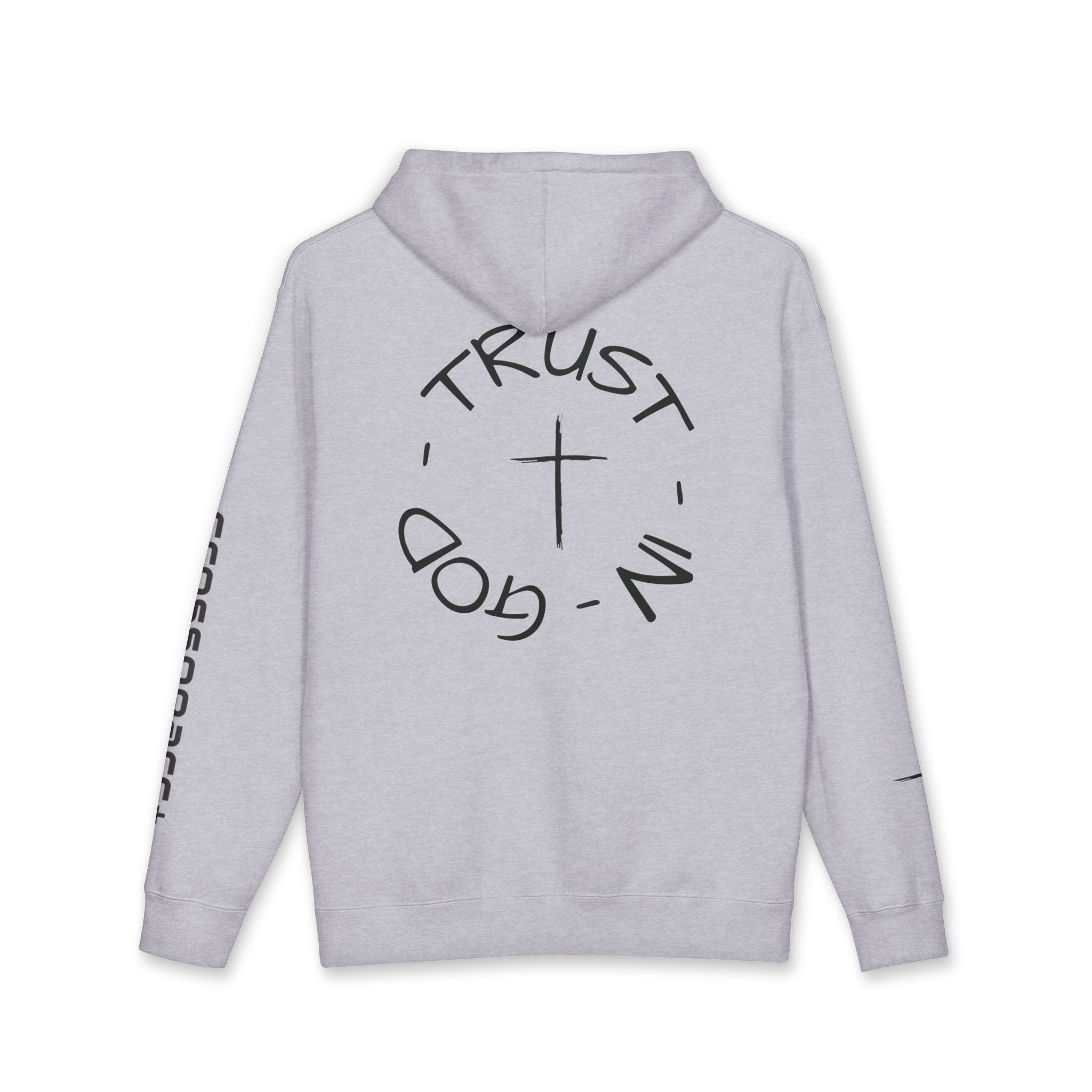 Trust in God Hoodie — Christian Cross Pullover (John 3:16)
