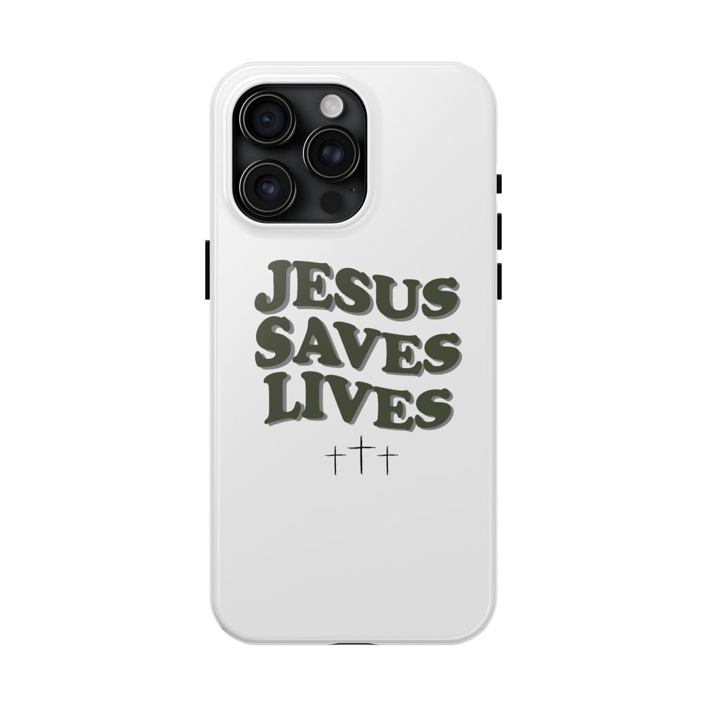 Jesus Saves Lives Phone Case