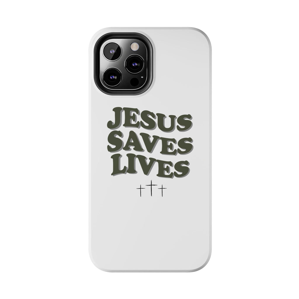 Jesus Saves Lives Phone Case