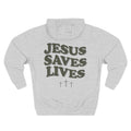 Jesus Saves Lives Fleece Hoodie