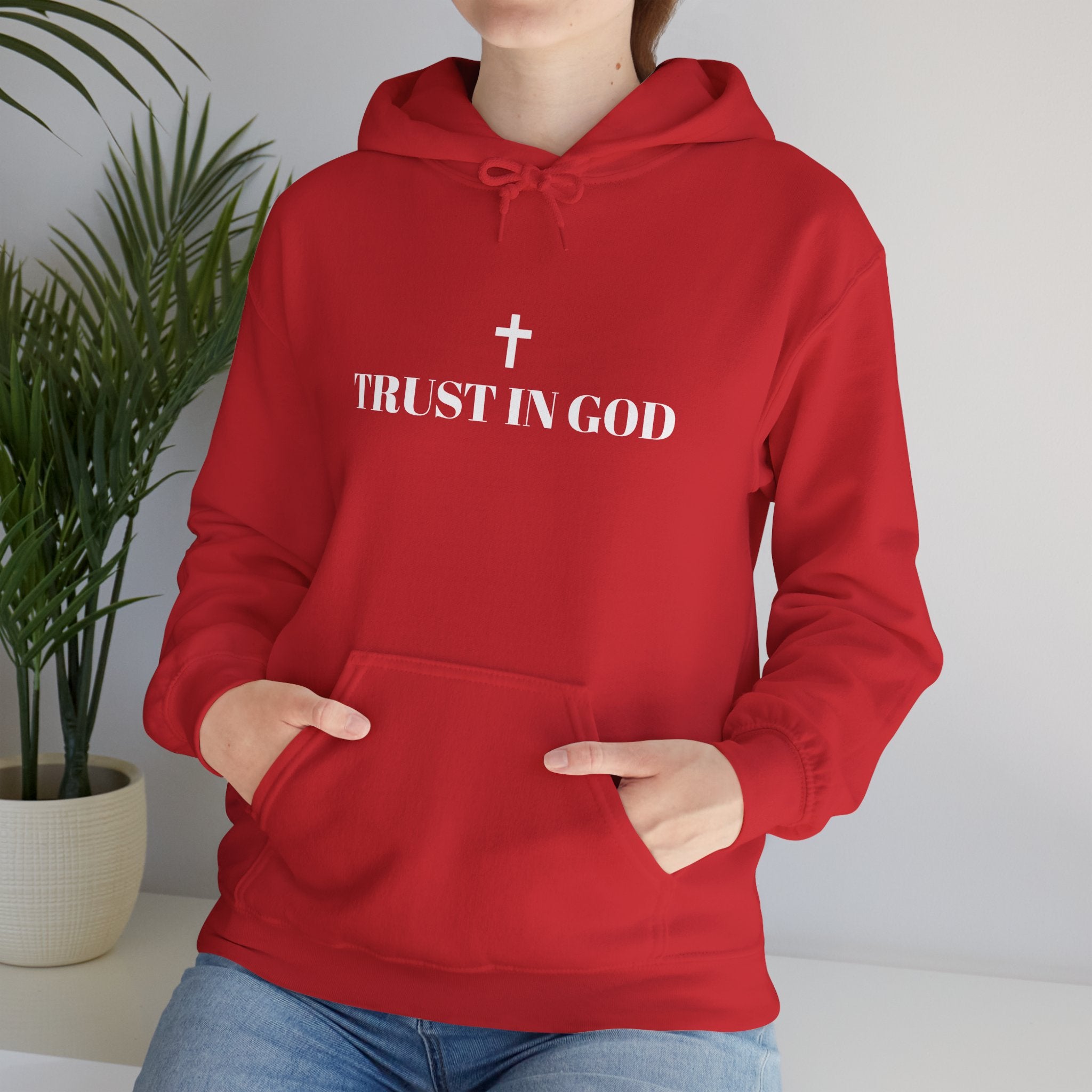Trust in God hoodie | Psalm 23:1 faith sweatshirt