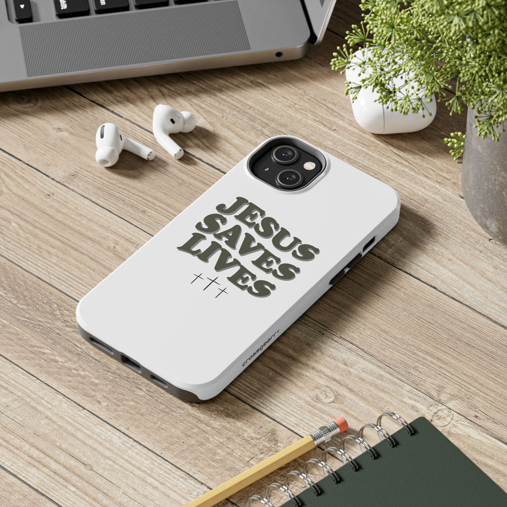 Jesus Saves Lives Phone Case