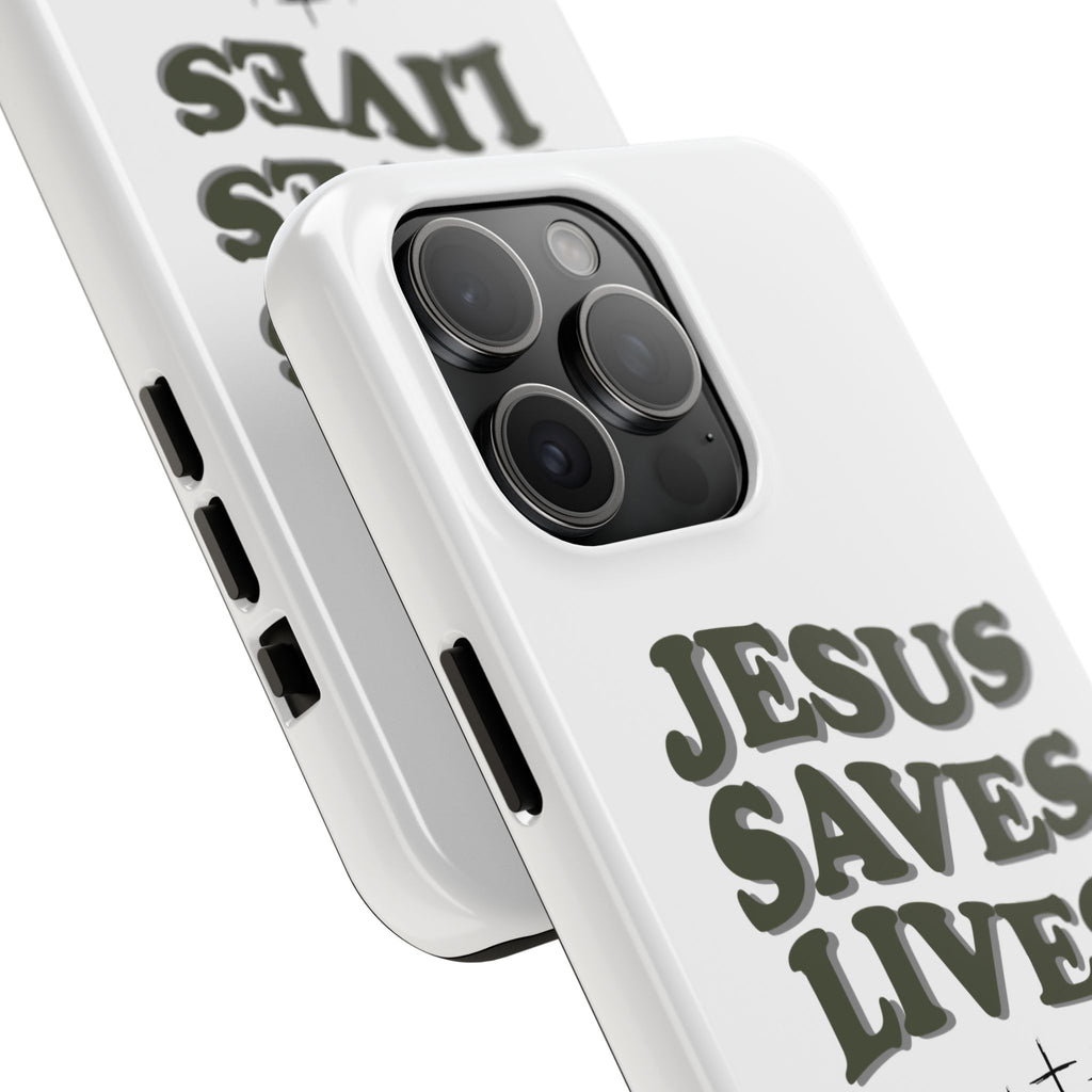 Jesus Saves Lives Phone Case
